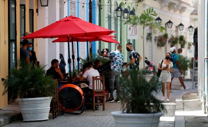 Un restaurante de La Habana, Cuba, el pasado 25 de septiembre.