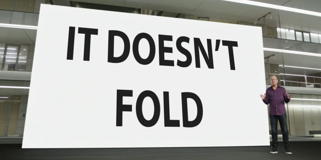 El iPhone plegable no se presentó en septiembre, pero eso no es una sorpresa