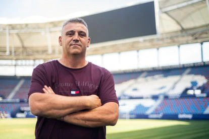 El exfutbolista Sergio Ballesteros tras su regreso al Levante UD.