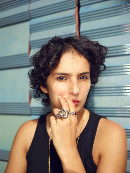 La escritora francesa Fatima Daas, la semana pasada en París.