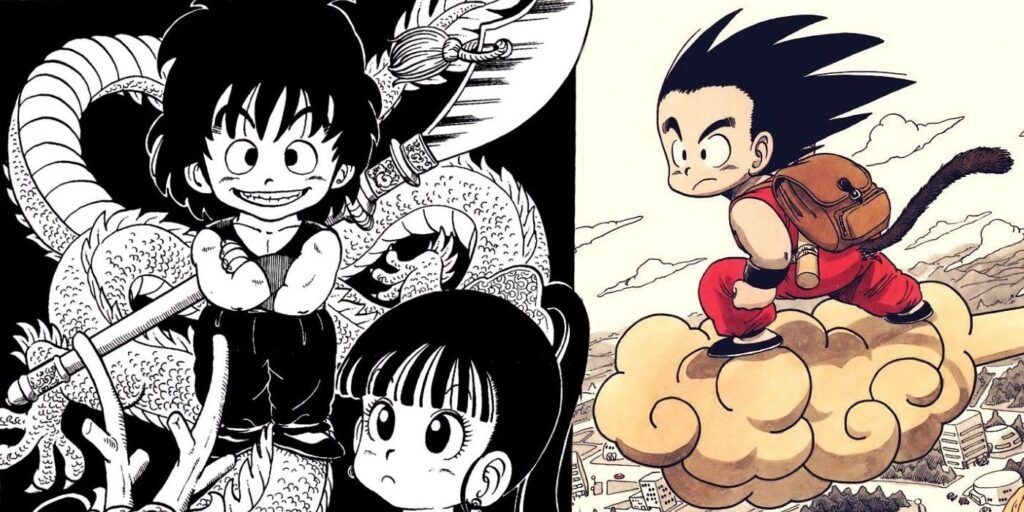 Goku de Dragon Ball es un dragón literal en el prototipo de la serie