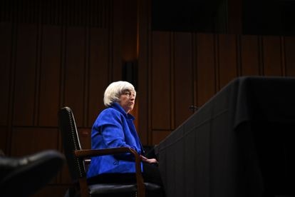 La secretaria del Tesoro de los Estados Unidos, Janet Yellen, comparece ante el Comité de Banca, Vivienda y Asuntos Urbanos del Senado, el 28 de septiembre de 2021.