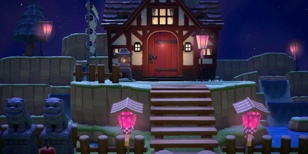 Jugador de Animal Crossing convierte la isla en la aldea de Kakariko de BOTW