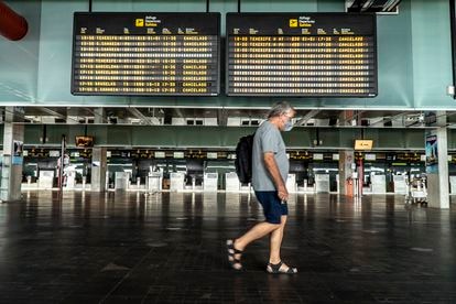 El Aeropuerto de La Palma, este sábado 25 de septiembre.