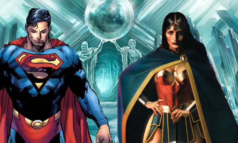 La fortaleza de la soledad de Wonder Woman era mejor que la de Superman