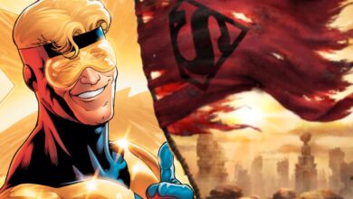La muerte y el regreso de Booster Gold fue incluso más grande que la de Superman
