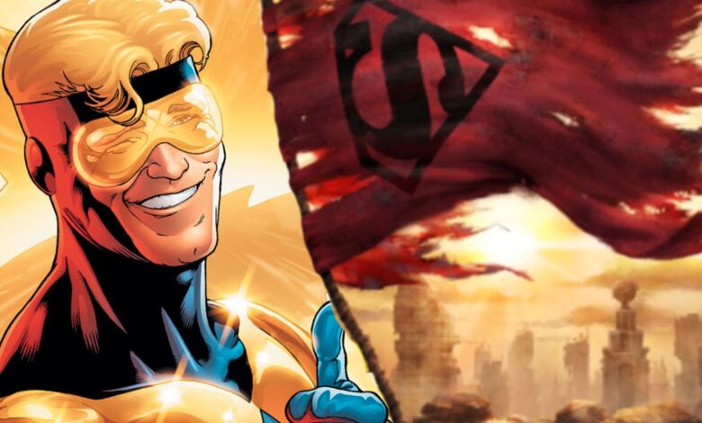 La muerte y el regreso de Booster Gold fue incluso más grande que la de Superman