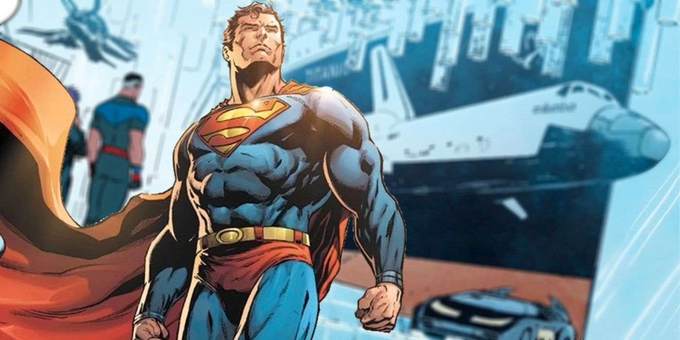 La sala de trofeos del futuro de Superman hace que la batcueva parezca patética