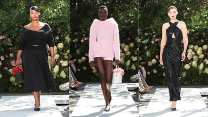 Tres de las propuestas del desfile de Michael Kors