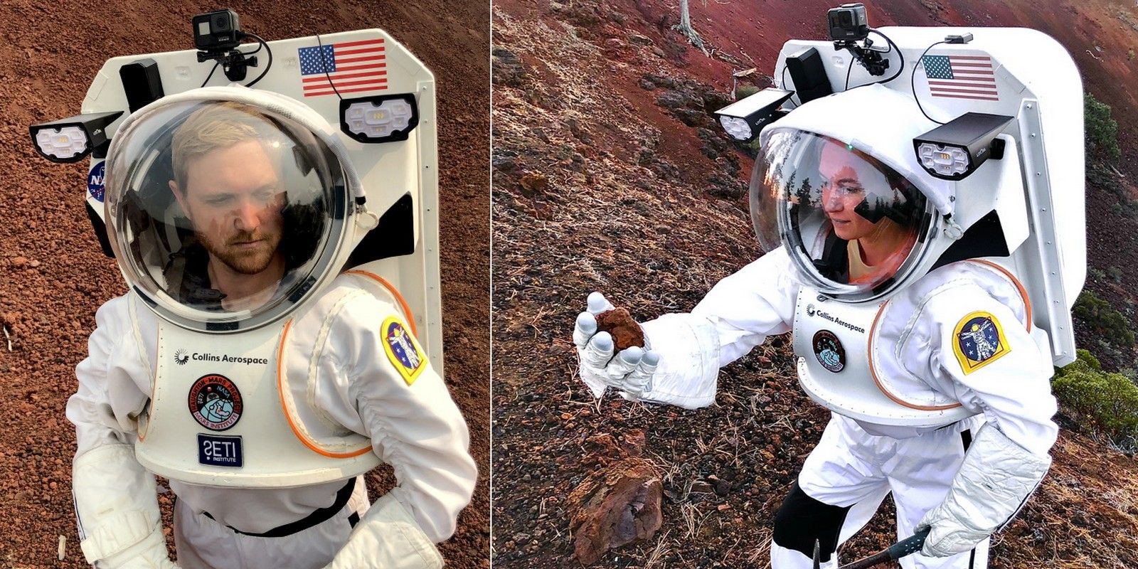 La tecnología avanzada de trajes espaciales para la misión a Marte de la NASA parece futurista