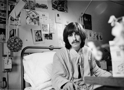 George Harrison en 1969, en una imagen, como todas en este reportaje, cedida por la editorial Libros del Kultrum.
