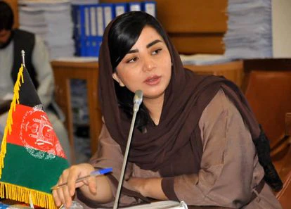 Farzana Kochai, diputada afgana por la circunscripción especial de los nómadas kuchi. Foto de su perfil de Facebook de 2020.