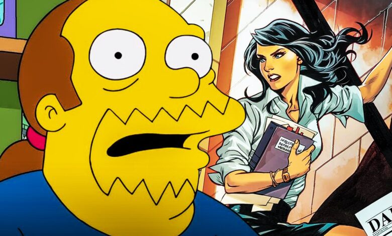 Los Simpson: La extraña conexión con Lois Lane de The Comic Book Guy