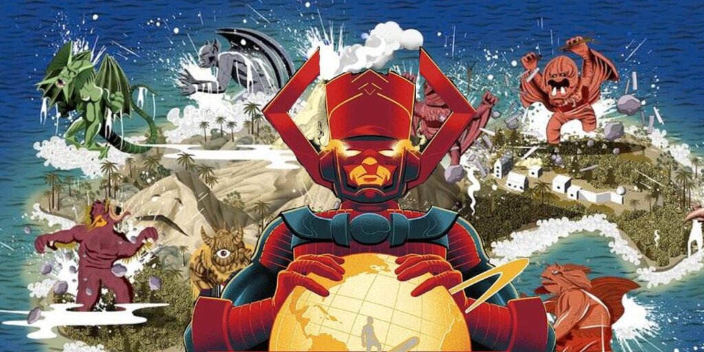 Mapas de Marvel trazados en un Atlas del universo cómico