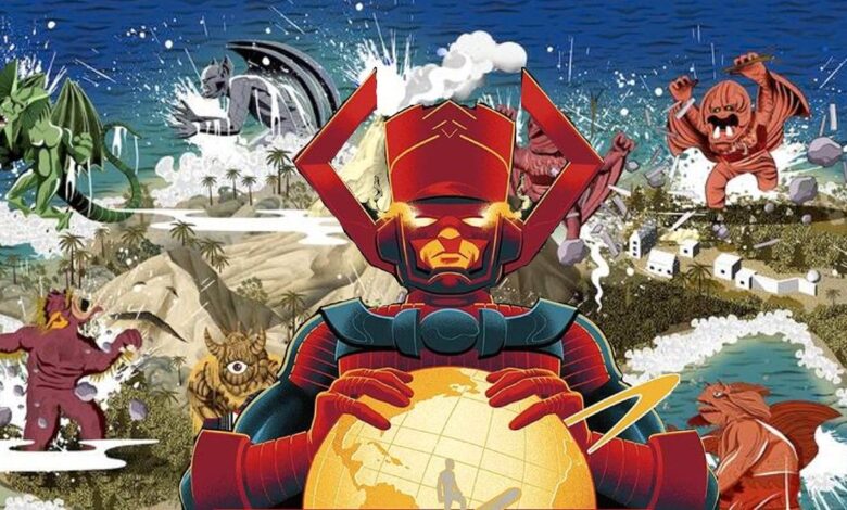 Mapas de Marvel trazados en un Atlas del universo cómico