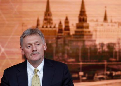 El portavoz del Kremlin, Dmitry Peskov, en Moscú en 2019.