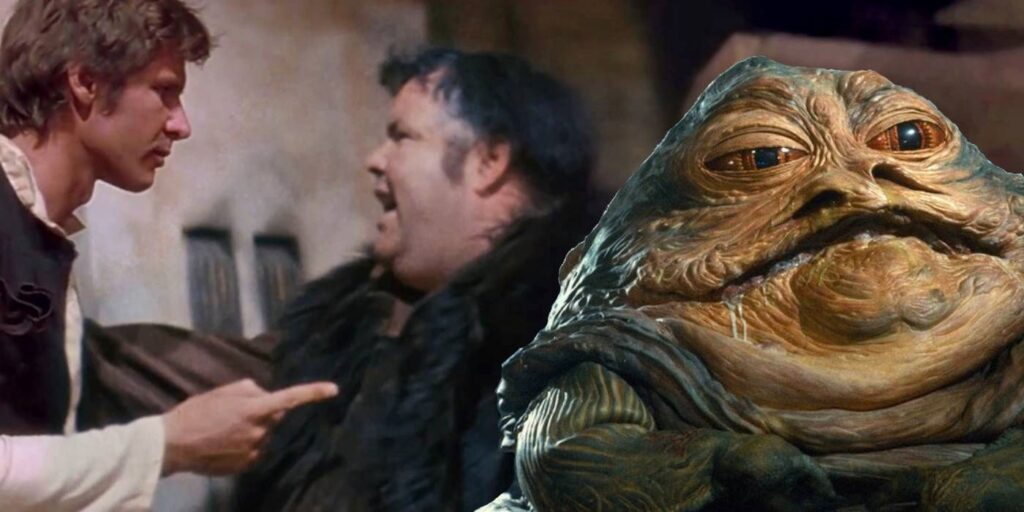 Por qué Star Wars originalmente tenía un actor humano como Jabba the Hutt