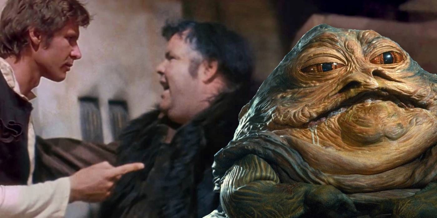 Por qué Star Wars originalmente tenía un actor humano como Jabba the Hutt