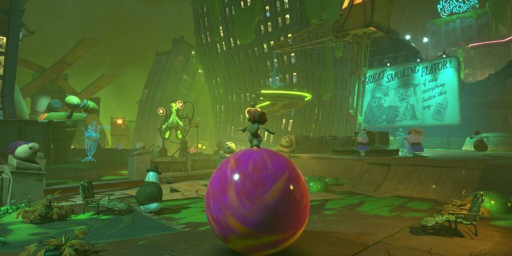 Psychonauts 2: Cómo conseguir bolas de levitación blancas y moradas