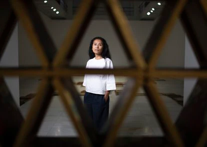 Sandra Gamarra, en la sala Alcala 31 de Madrid.