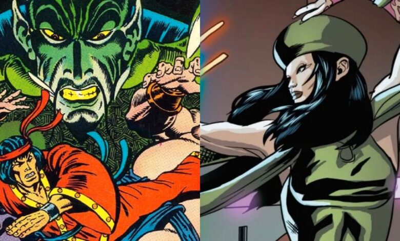 Shang-Chi: 10 grandes villanos de los cómics, clasificados
