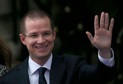 Ricardo Anaya durante la campaña presidencial de 2018