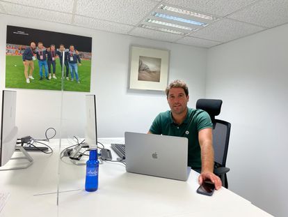 El director deportivo de la SD Amorebieta, Asier Goiria.