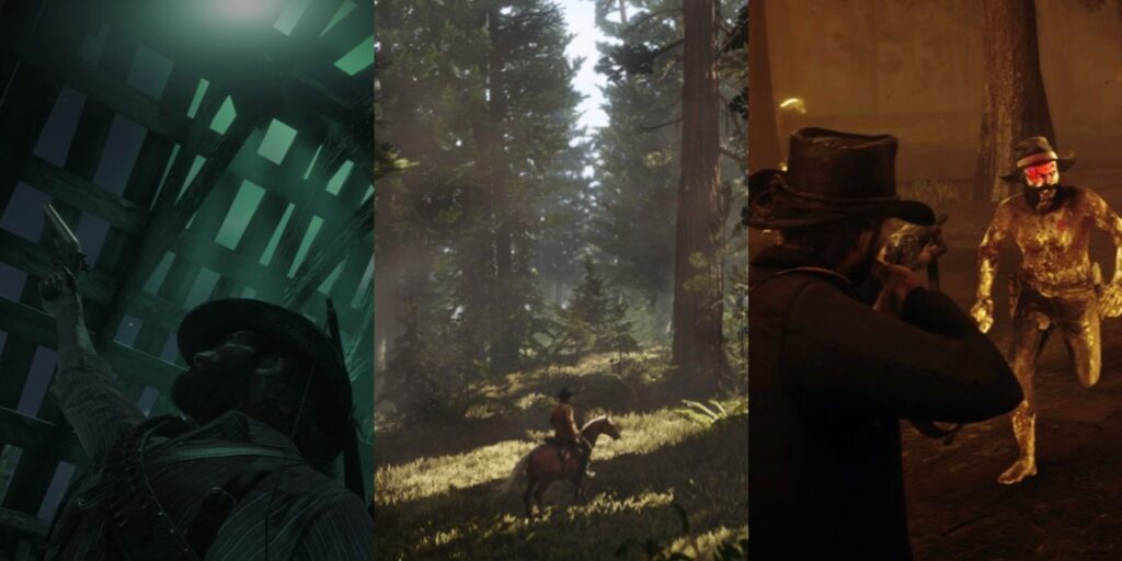 10 secuencias sorprendentemente aterradoras en Red Dead Redemption 2, clasificadas