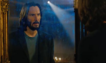 Keanu Reeves, en 'Matrix resurrections'.