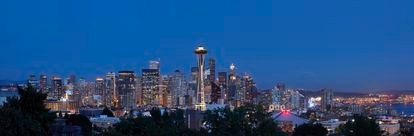 Vista de Seattle (Estados Unidos).