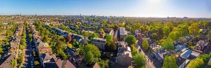 Viviendas en un barrio en Londres.
