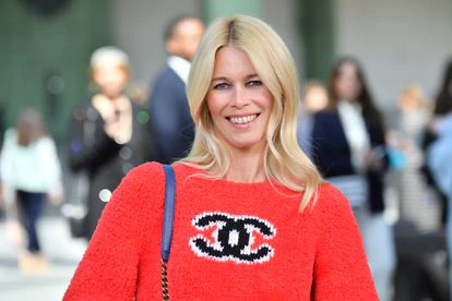 Claudia Schiffer en un desfile de Chanel en 2019