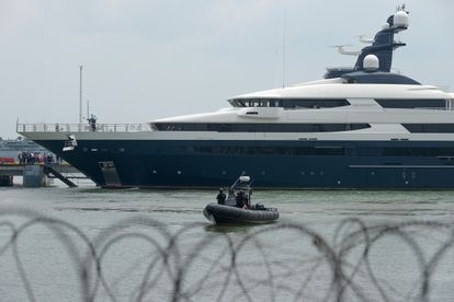 El yate de lujo incautado perteneciente al empresario fugitivo Low Taek Jho, mejor conocido como Jho Low el 7 de agosto de 2018.