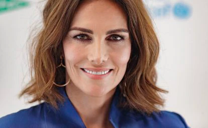 Adriana Abascal, en un acto de Unicef en Madrid, en 2018.