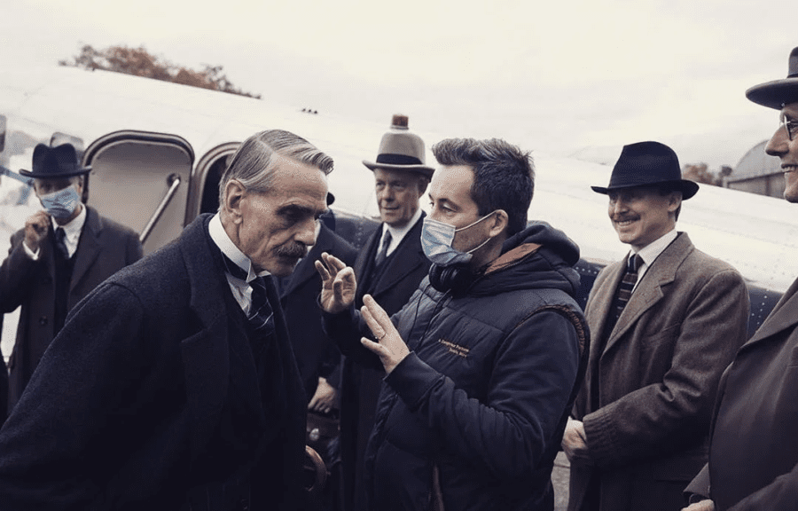 munich jeremy hierros netflix película neville chambelán en el set