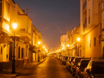 El casco urbano de Rota. 