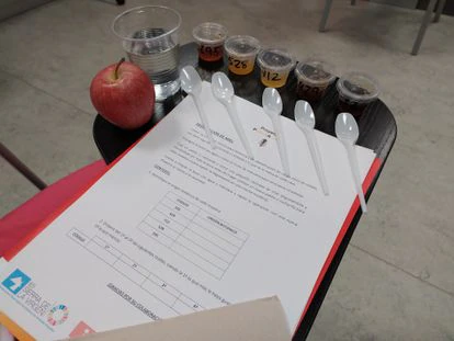 Documento de cata de miel de una de las actividades del proyecto.