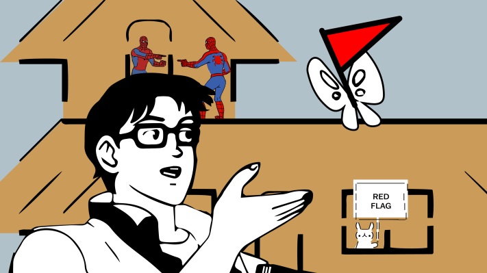 El meme de la bandera roja es una bandera roja para la accesibilidad