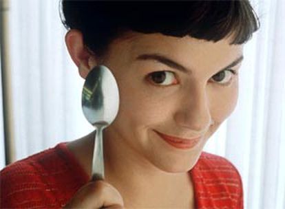 La actriz Audrey Tautou, en 'Amélie', del director Jean-Pierre Jeunet.