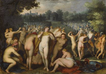 'Amazonas y escitas', por Otto Van Veen.