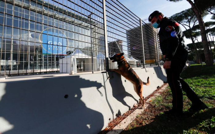 Roma se blinda para el G20 tras las manifestaciones violentas contra el pasaporte Covid