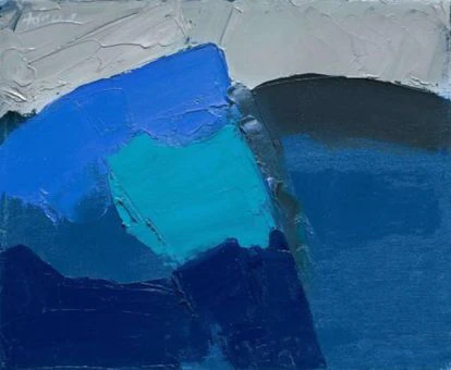 Sin título, óleo pintado entre 1995 y 2000.