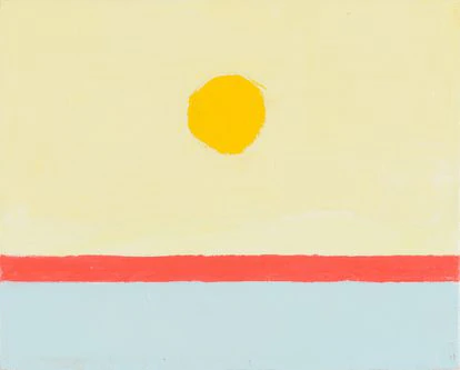 'Untitled' (2010), de Etel Adnan,