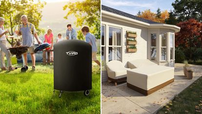 Seleccionamos una variedad de fundas protectoras para proteger el mobiliario del jardín.