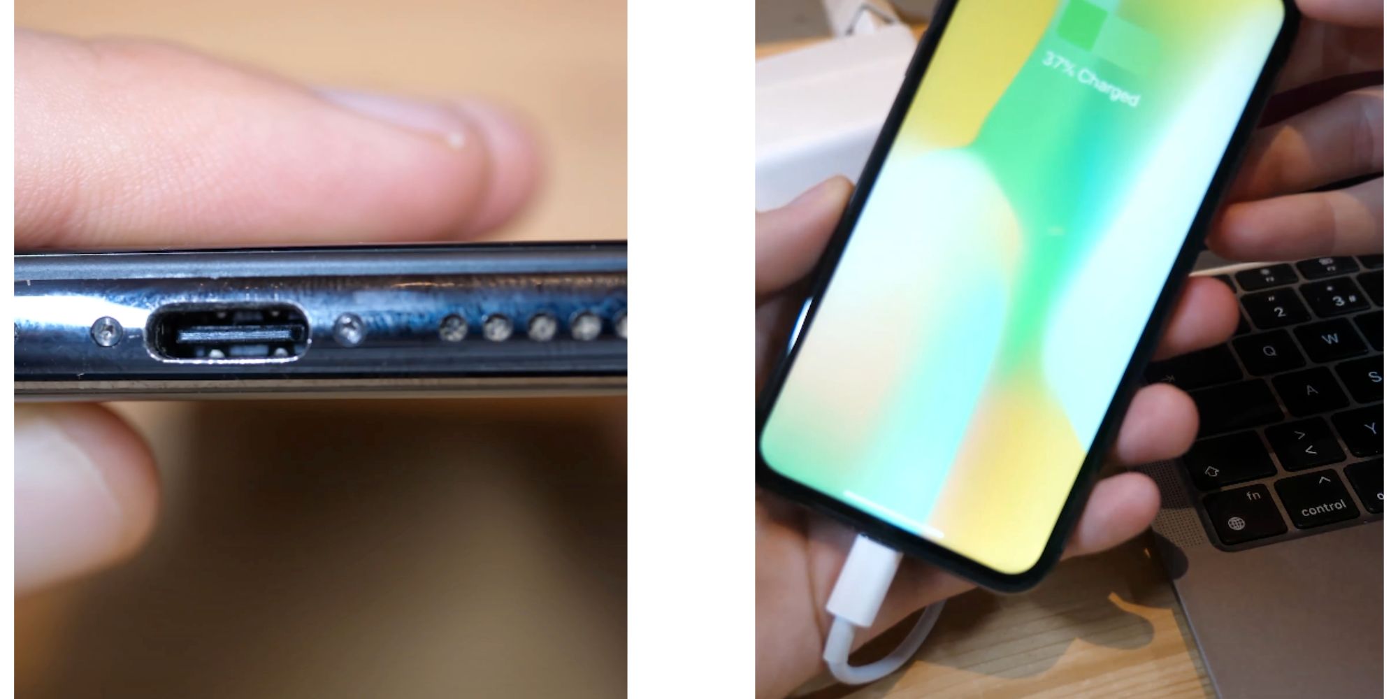 Alguien acaba de poner un puerto USB-C en su iPhone: así es como se ve