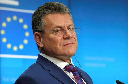 El vicepresidente de la Comisión Europea y responsable de las negociaciones sobre el Brexit, Maros Sefcovic.
