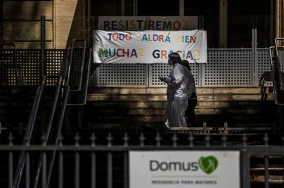 La residencia DomusVi de Alcoi, en una imagen del pasado año.