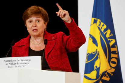 Kristalina Georgieva, en mayo de este año, en París.