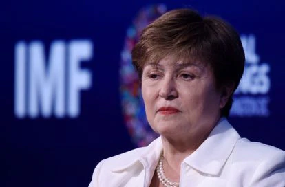 Kristalina Georgieva, en octubre de 2019 durante la reunión de otoño del FMI y el Banco Mundial en Washington.