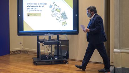 El ministro de Inclusión, Seguridad Social y Migraciones, José Luis Escrivá.